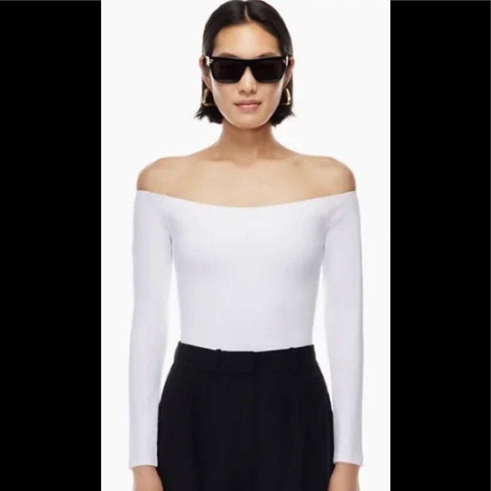 NWT Babaton off the should bodysuit